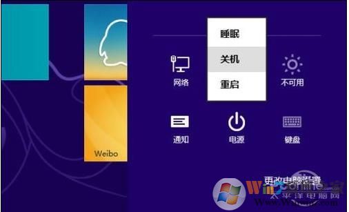 Win8系统怎么关机？Win8关机几种方法分享