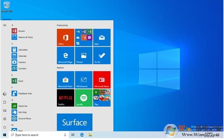 微软开始推送Win10 20H1快速预览18932，更新了什么内容？