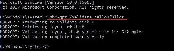 Win10系统硬盘无损MBR转换为GPT模式详细教程