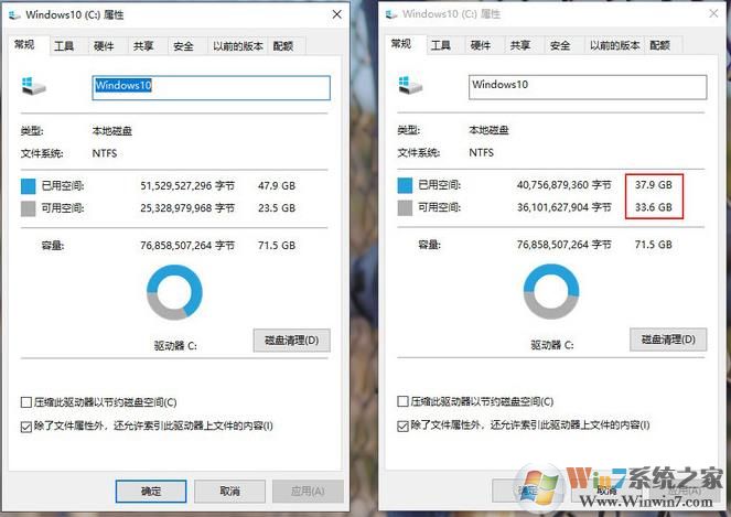 Win10太占磁盘空间怎么办？一招教你释放C盘10G以上空间！