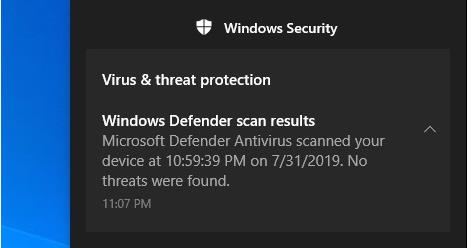 重塑品牌微软Windows Defender将更名Microsoft Defender