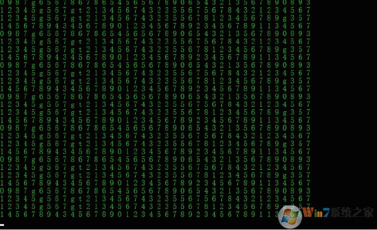 CMD命令数字雨制作方法(Win7/Win10都可以)