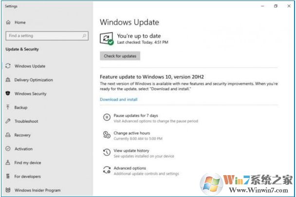 Win10 20H2版本发布：默认自带新版Edge