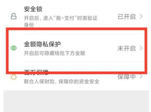 微信怎样开启金额隐私保护功能？微信开启金额隐私保护功能方法