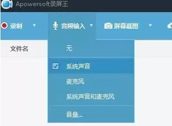 Apowersoft录屏王录制时没有声音怎么办？