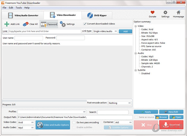 Freemore YouTube Downloader