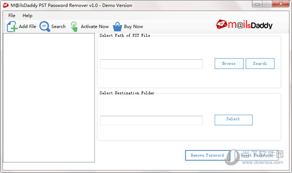 MailsDaddy PST Password Remover(PST密码移除工具) V1.0 官方版