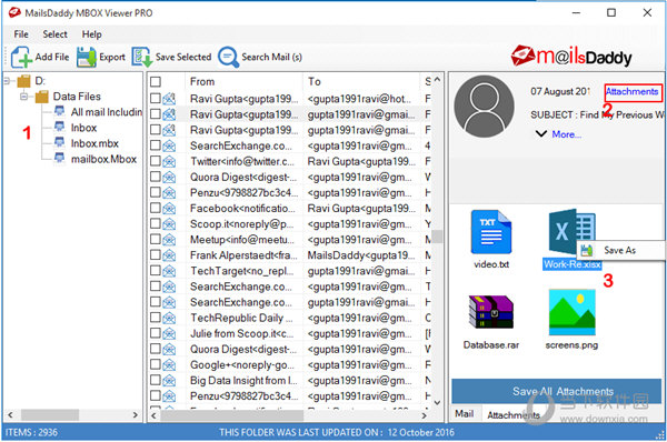 MailsDaddy Free MBOX Viewer
