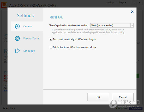 Auslogics Browser Care