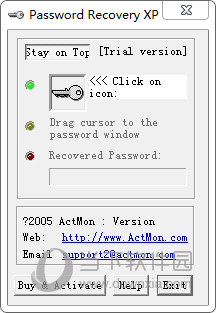 ActMonPassword Recovery XP
