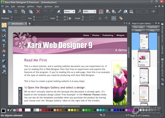 Xara Web Designer