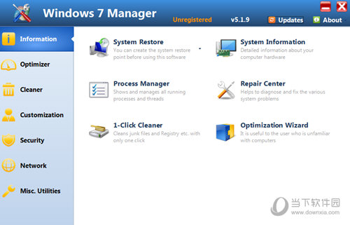 Windows 7 Manager