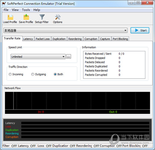 SoftPerfect Connection Emulator