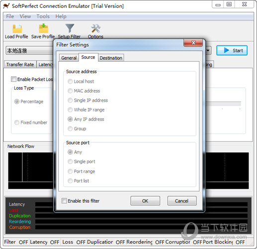 SoftPerfect Connection Emulator