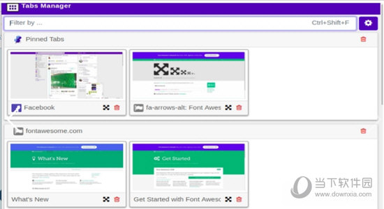 Tabs Manager