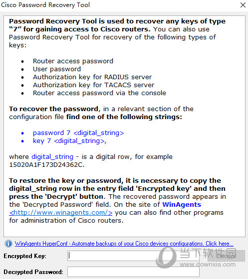 Cisco Password Recovery tool