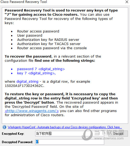 Cisco Password Recovery tool