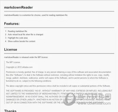 Markdown Reader插件