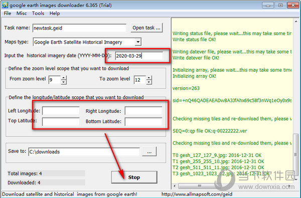 google earth images downloader