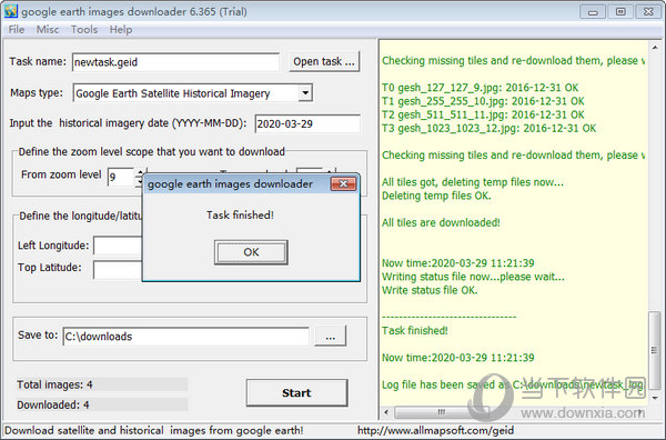 google earth images downloader