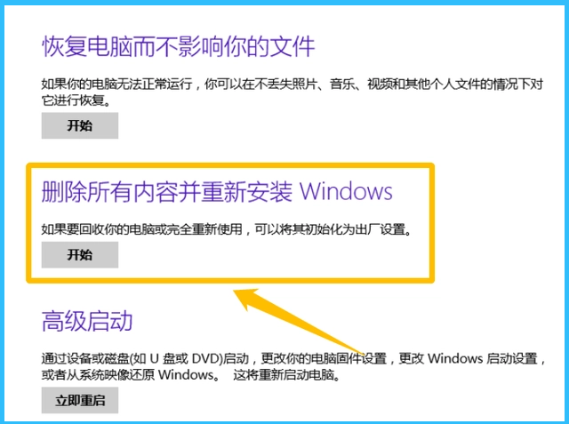 如何格式化笔记本电脑?笔记本恢复出厂设置的操作方法