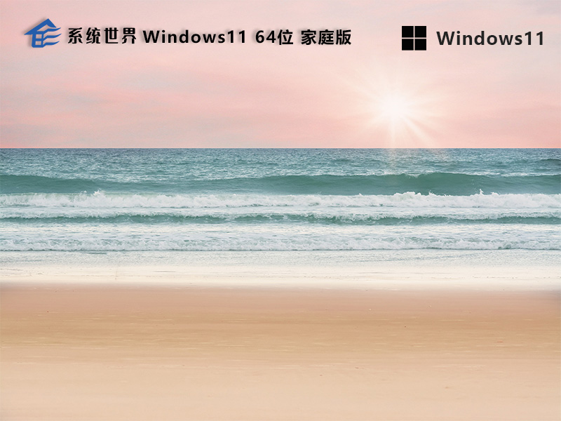 Win11 64位 高级家庭版系统 v2024.04