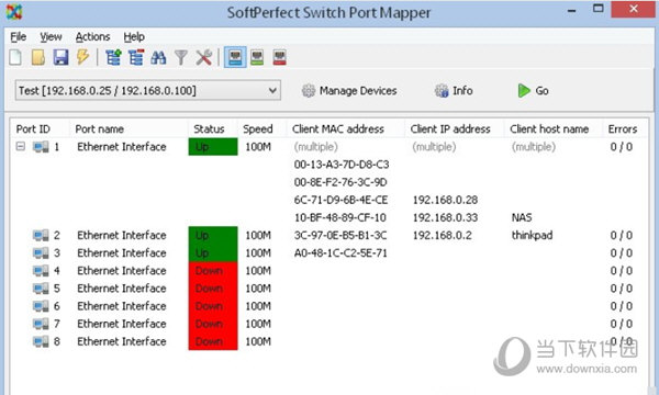 Switch Port Mapper