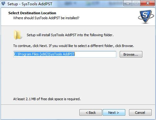 SysTools AddPST