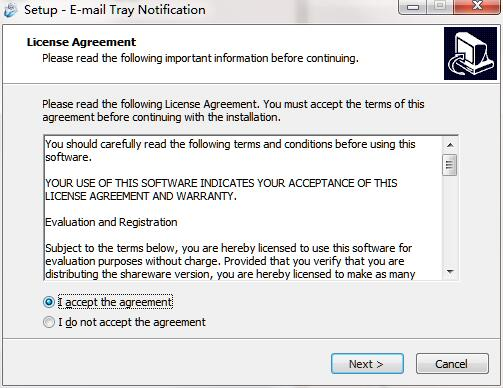 E-mail Tray Notification