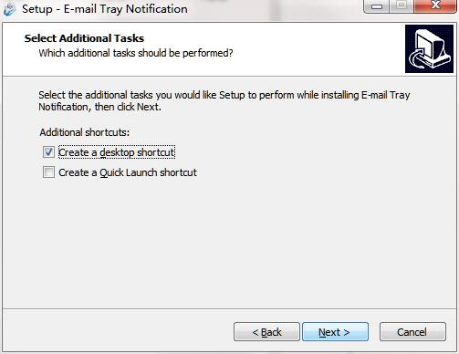 E-mail Tray Notification