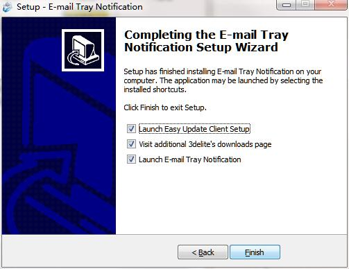 E-mail Tray Notification