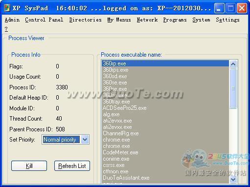 XP Syspad