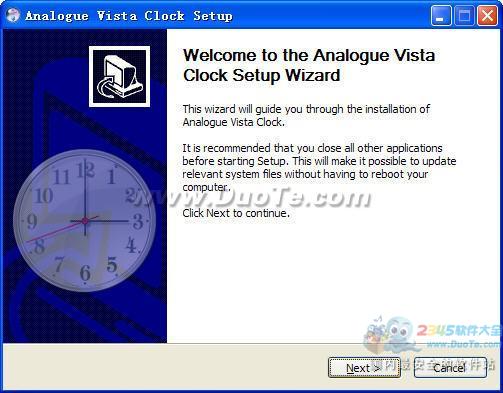 Analogue Vista Clock 